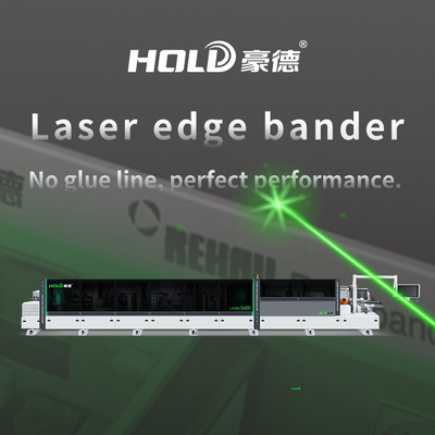 3kw Laserowa maszyna do oklejania krawędzi drewna Podajnik taśmowy Sterowanie PLC