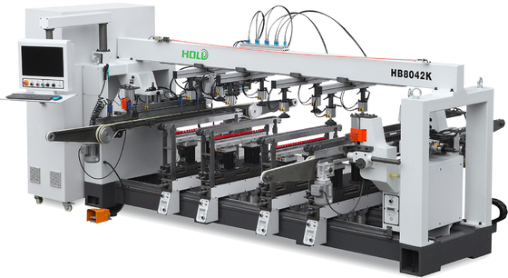Automatyczna wytaczarka CNC z ośmioma rzędami HB8062K do obróbki drewna