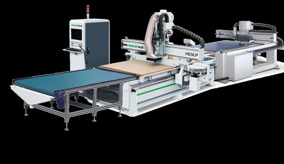 ACM Fabricated CNC Panel Router Flexible With Labeling System Loading Unloading 26kw